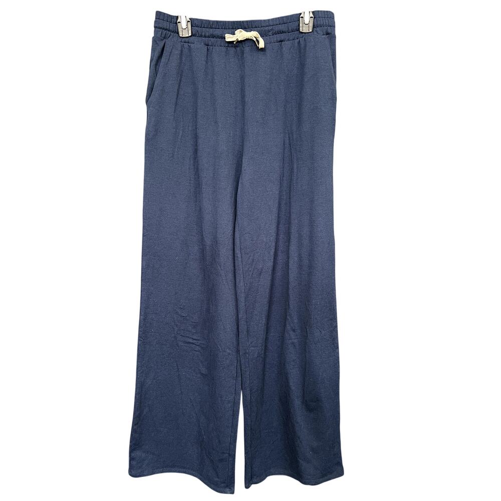 Vuori Navy Wide Leg Butter Soft Lounge Pants Size Large